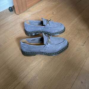 Dr. Martens Adrian Snaffle Loafers Washed Denim Tumbled Nubuck